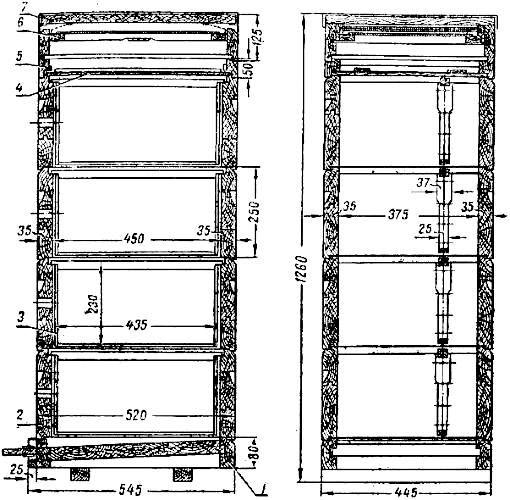Устройство многокорпусного улья: