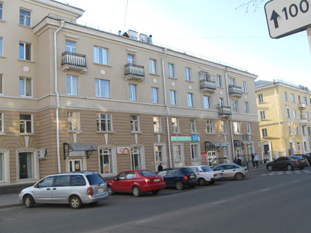 Оскопленные балконы на ул.Ленина в городе Саров