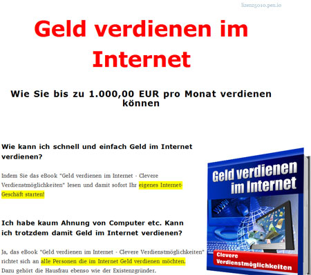 Спокойный немецкий предприниматель спокойно продает свою электронную книгу